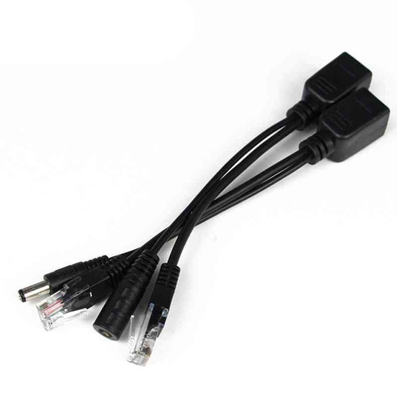 Poe Ethernet Adapter Cable, Splitter Injector, Power Supply Module