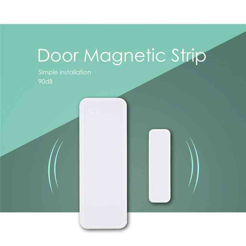 Window Door, Smart Sensor, Wireless Magnetic Strip, Detector Alarm System