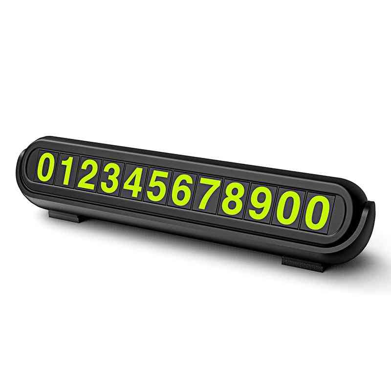 Night Light Car Styling Phone Number-card Hidden Number Plate