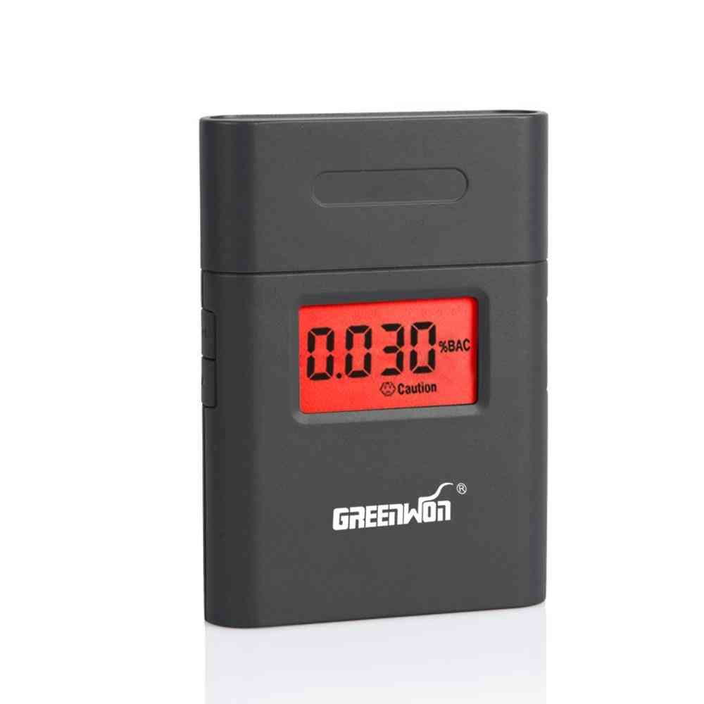 360-degree Rotating, Mouthpiece Red Backlight, Accurate Breath, Alcohol Tester  (black)