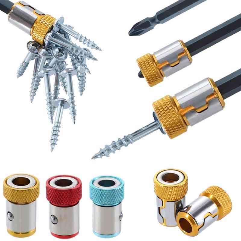 Screwdriver Magnetic Ring, Alloy Steel Removable Bit Magnetizer Strong Screw Hand Tools