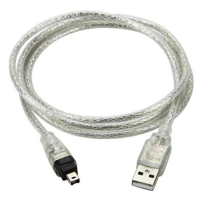 Usb male naar firewire male ilink adapter cord kabel voor dcr-trv75e dv