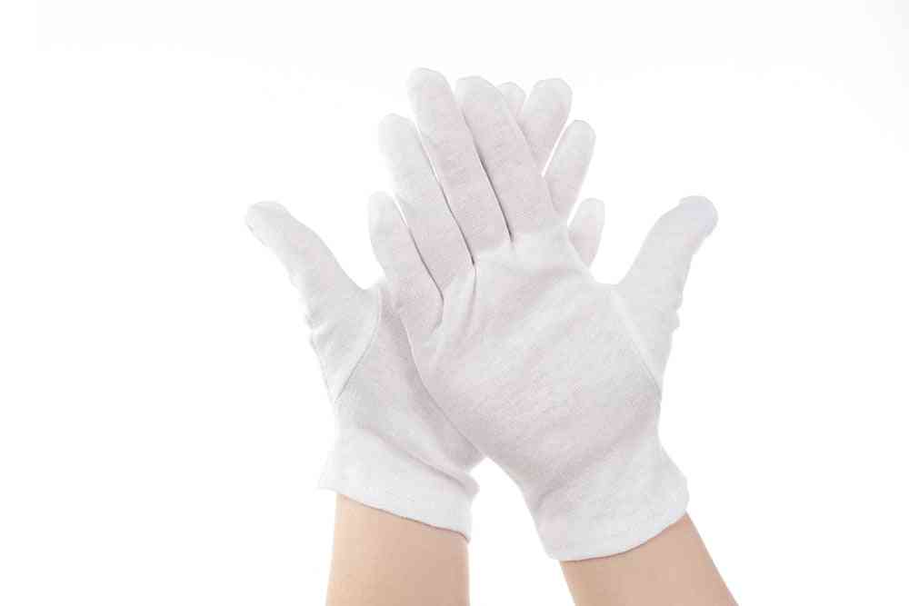 Soft Cotton, Jewelry Silver Inspection, Stretchable Lining Glove