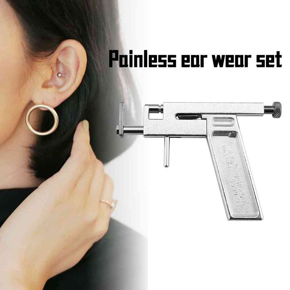 Professional Safe Steel Ear Nose Navel Body Piercing Studs Tool Kit Set