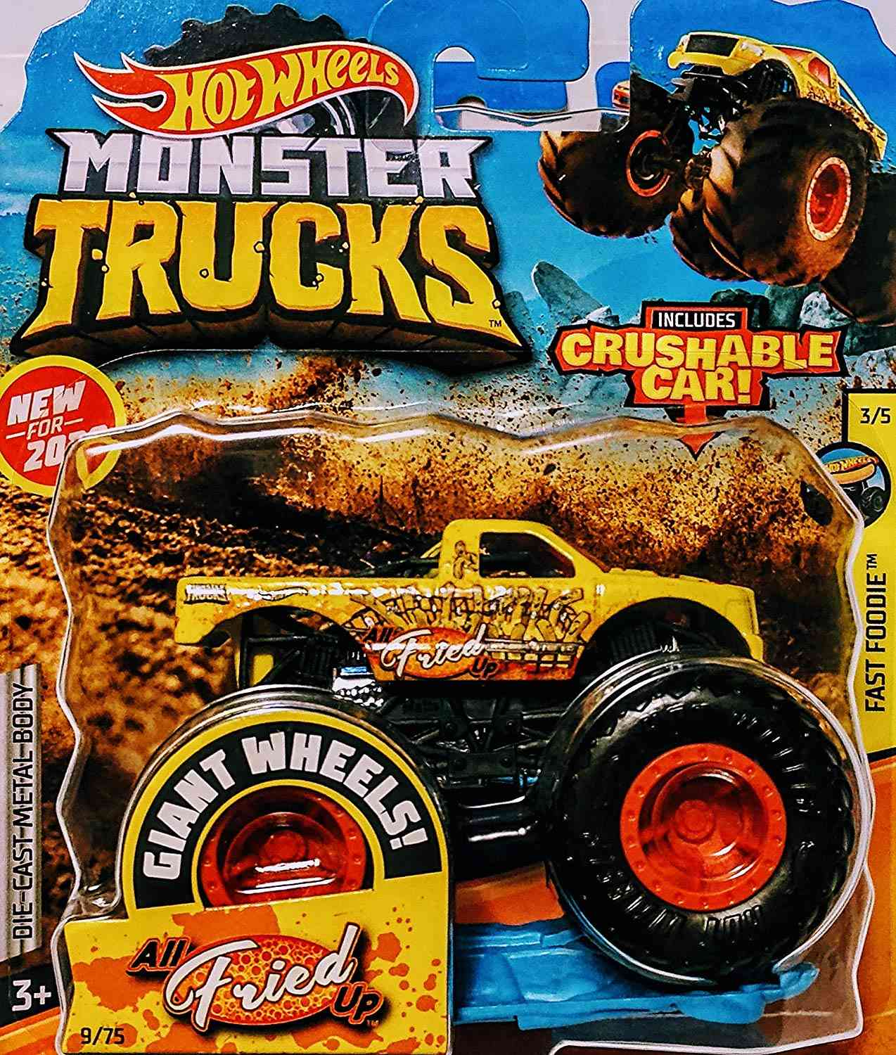 Gigantische wielen gekke barbarij monster metalen modelauto speelgoed