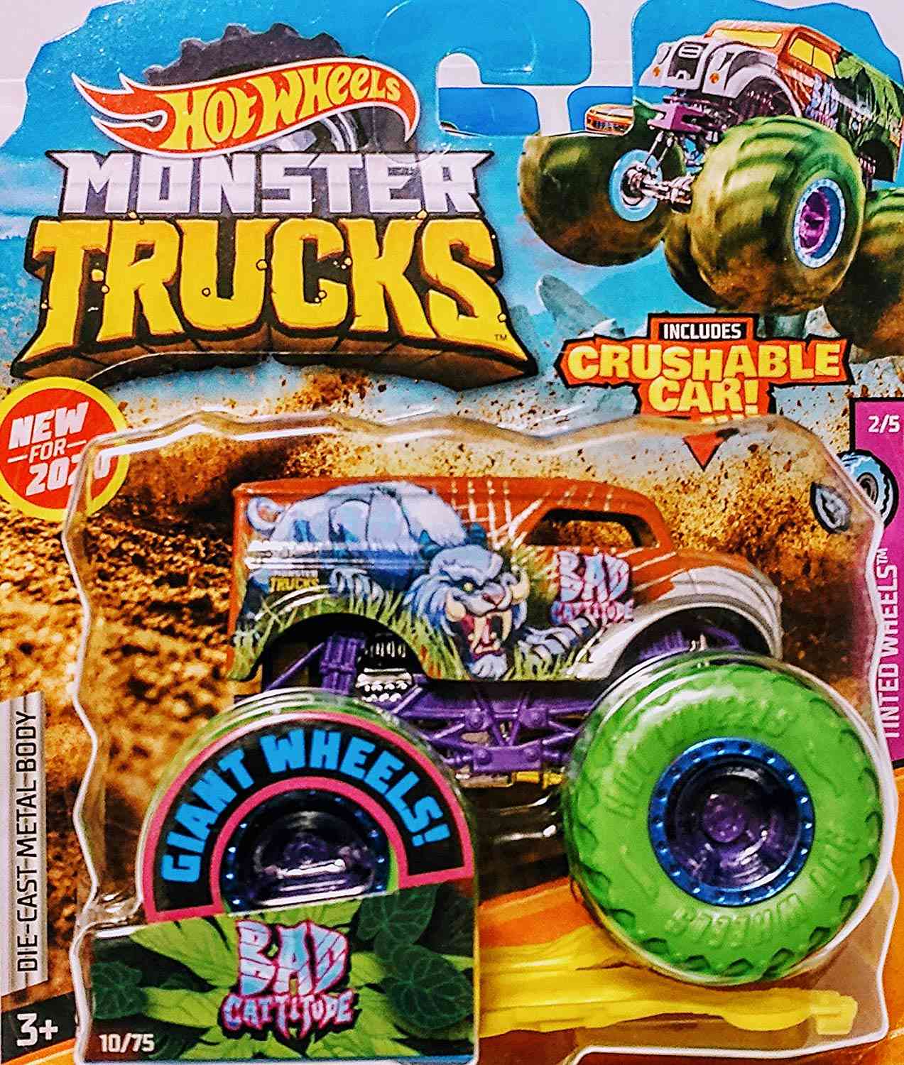 Gigantische wielen gekke barbarij monster metalen modelauto speelgoed