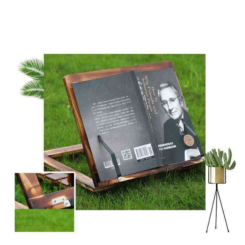 Gemakkelijk te lezen opvouwbaar houten grenen frame, tijdschrifthouder;