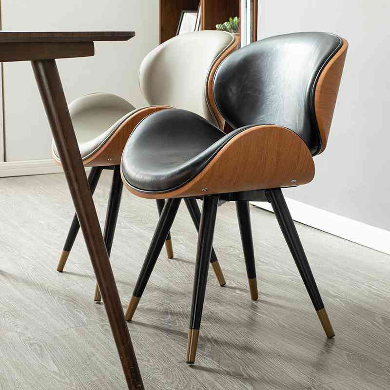 скандинавска трапезария модерен минималистичен домашен стол за отдих