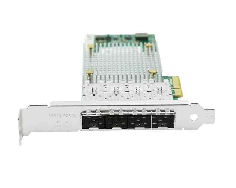 Lrec9054pf-4sfp intel i350 based pcie x4 100fx quad sfp port fiber ethernet network adapter