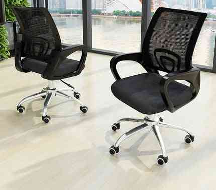 Fashion Office Computer, Back Net, Bow Shaped, Staff Modern, Simple Chair