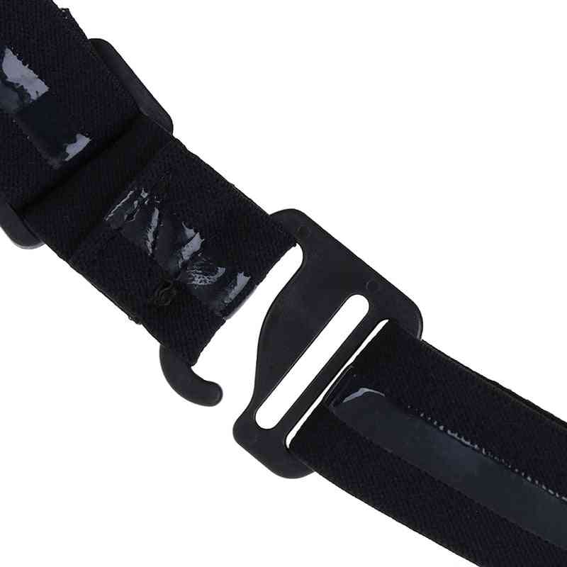 Adjustable Belt & Shirt Stay Straps, Locking Holder