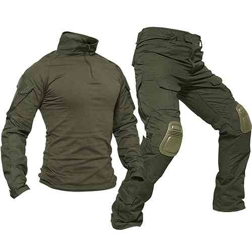Men Rip-stop Camouflage Military Clothing Sets