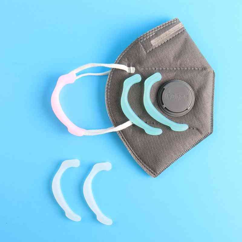 Gel de silicone souple, protège-oreilles pour masque fack, poignets de protection, réutilisable, crochet