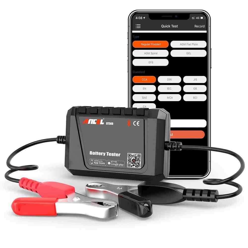 Bt500 Car Bluetooth Analyzer, Electric Circuit Cranking, Battery Charging Tester