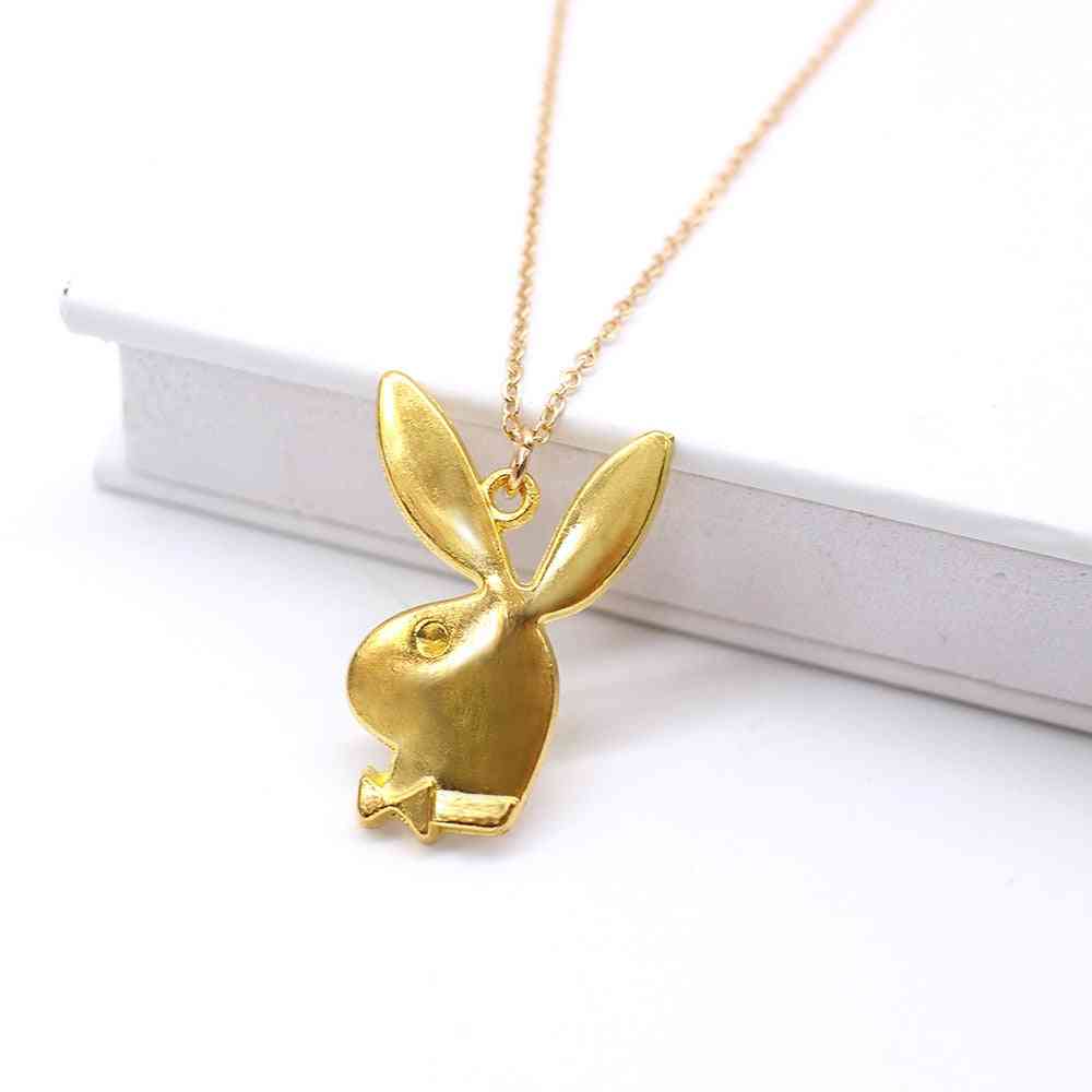 Cute Play Rabbit, Charm Necklaces, Pendant Jewelry