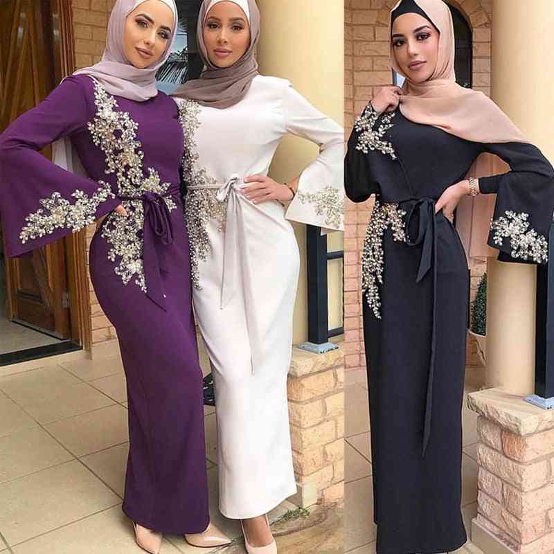 Hijab musulmán de Turquía, ropa islámica, vestidos abayas