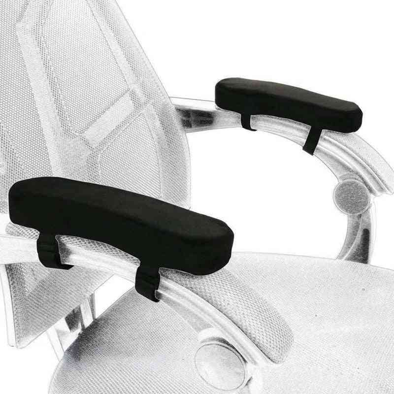 2pcs Memory Foam -comfy Office Chair Armrest Pad