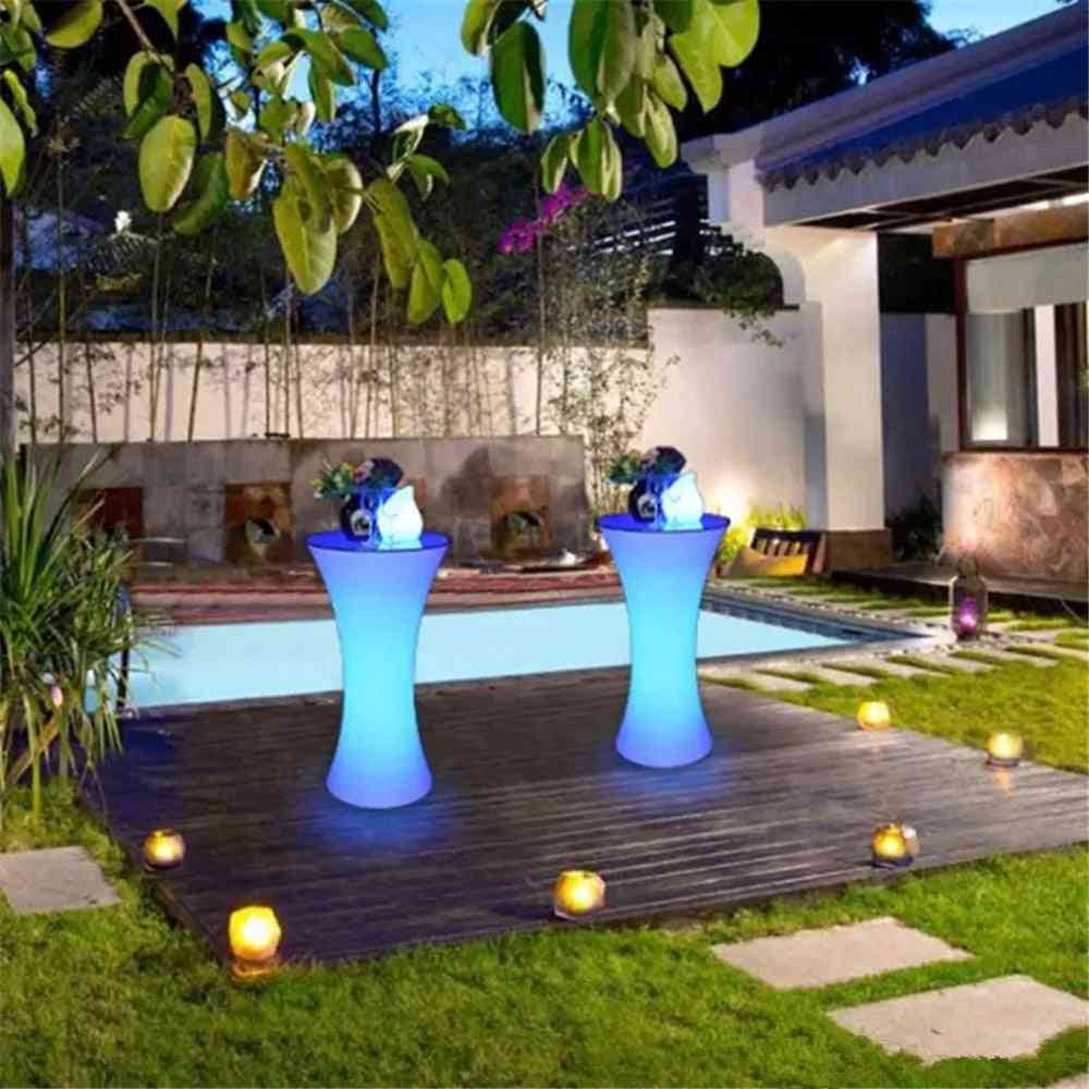 Portable, Rechargeable Led Cocktail Table For Nightclub, Hotels