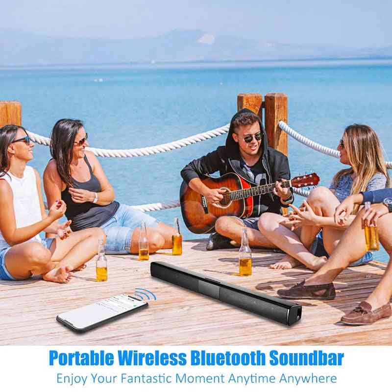 Soundbar tv, bluetooth cablato e wireless, home surround per altoparlante pc theater