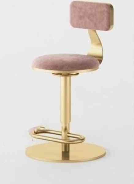 Luxusné domáce operadlo, výškovo nastaviteľné, vysoká stolička, otočné kolo, barová stolička