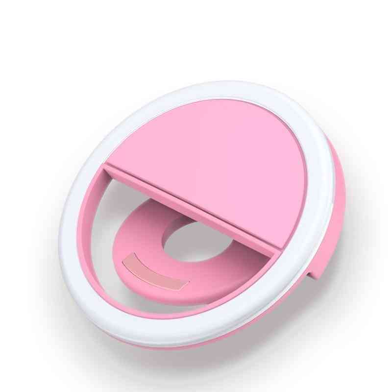 Usb Charge Led Selfie Ring Light For Iphone Xiaomi