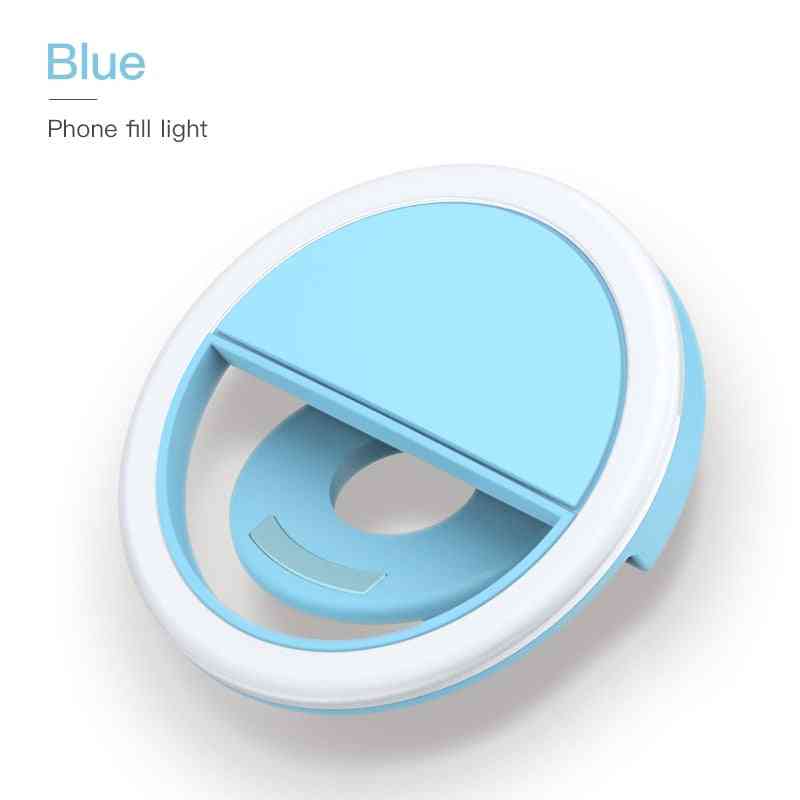 Usb Charge Led Selfie Ring Light For Iphone Xiaomi