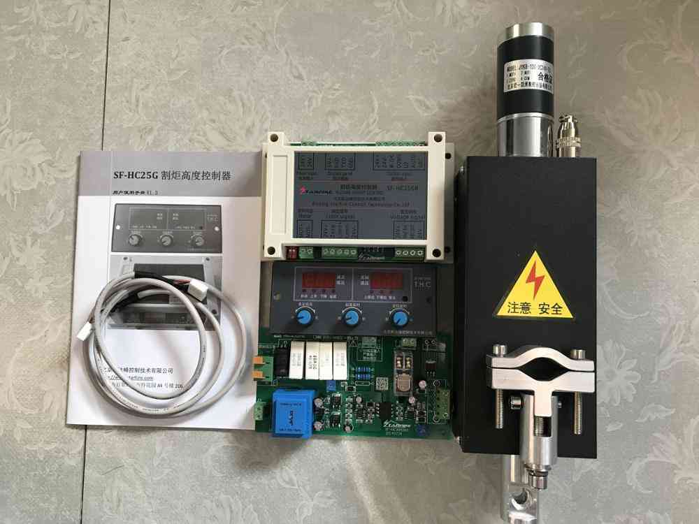 Cnc thc plasmaskärbrännare höjdregulator sf-hc25g med thc-lyftare jykb-100-dc24v-t3