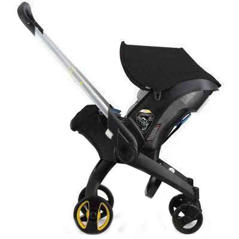 бебешка количка със столче за кола, сгъваема количка с висок пейзаж