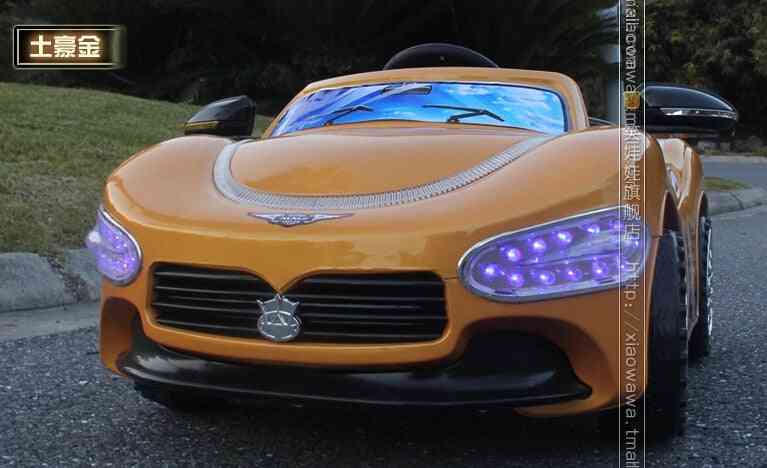 Maserati Electric Car, Ride On With Remote Controller And Blue Headlight