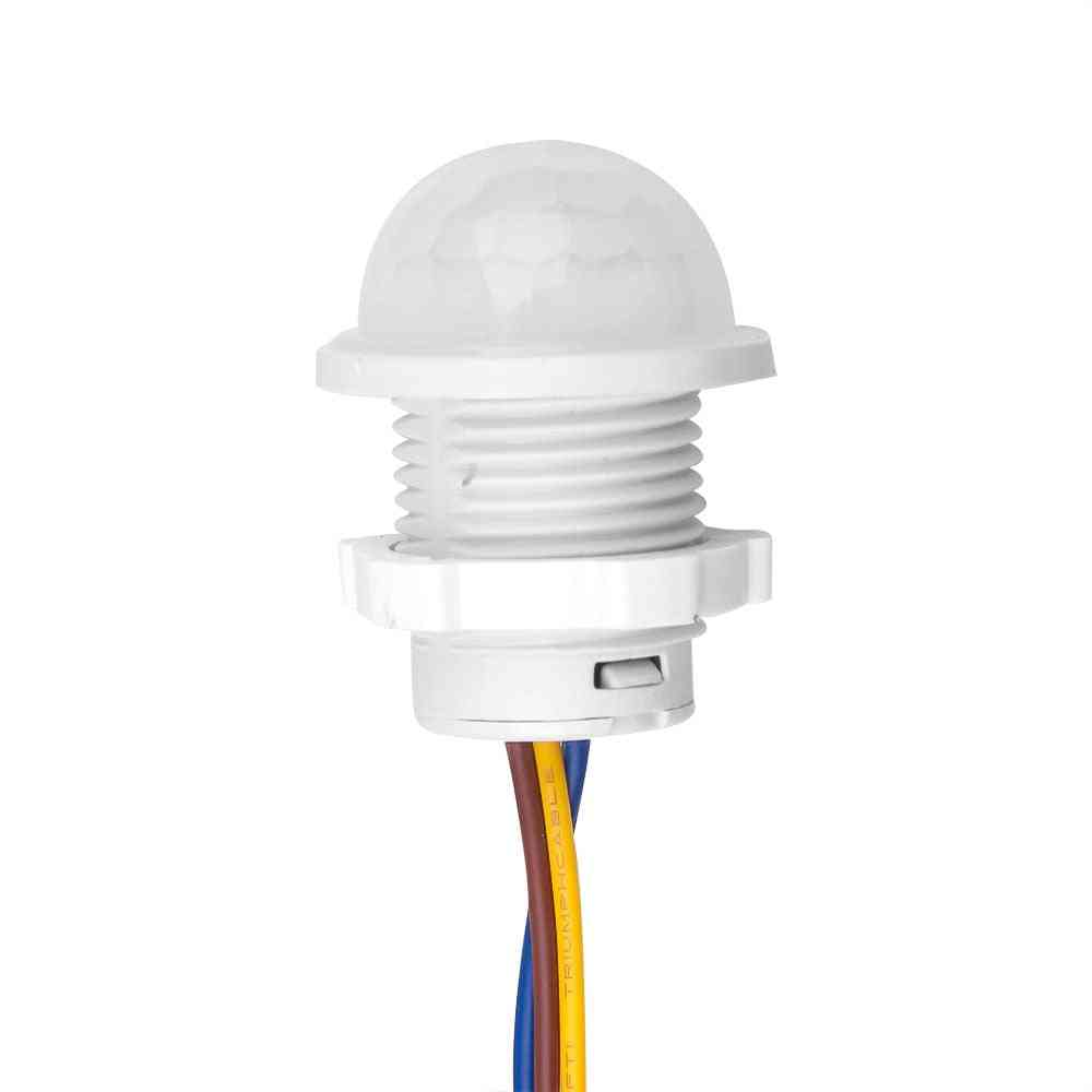 Czujnik ruchu na podczerwień wewnętrzny/zewnętrzny, przełącznik wrażliwy na diody LED, lampka nocna;