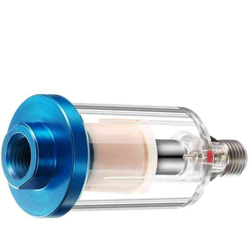 Water Oil Airbrush Filter, Moisture Separator For Air Line, Compressor Fitting (blue)