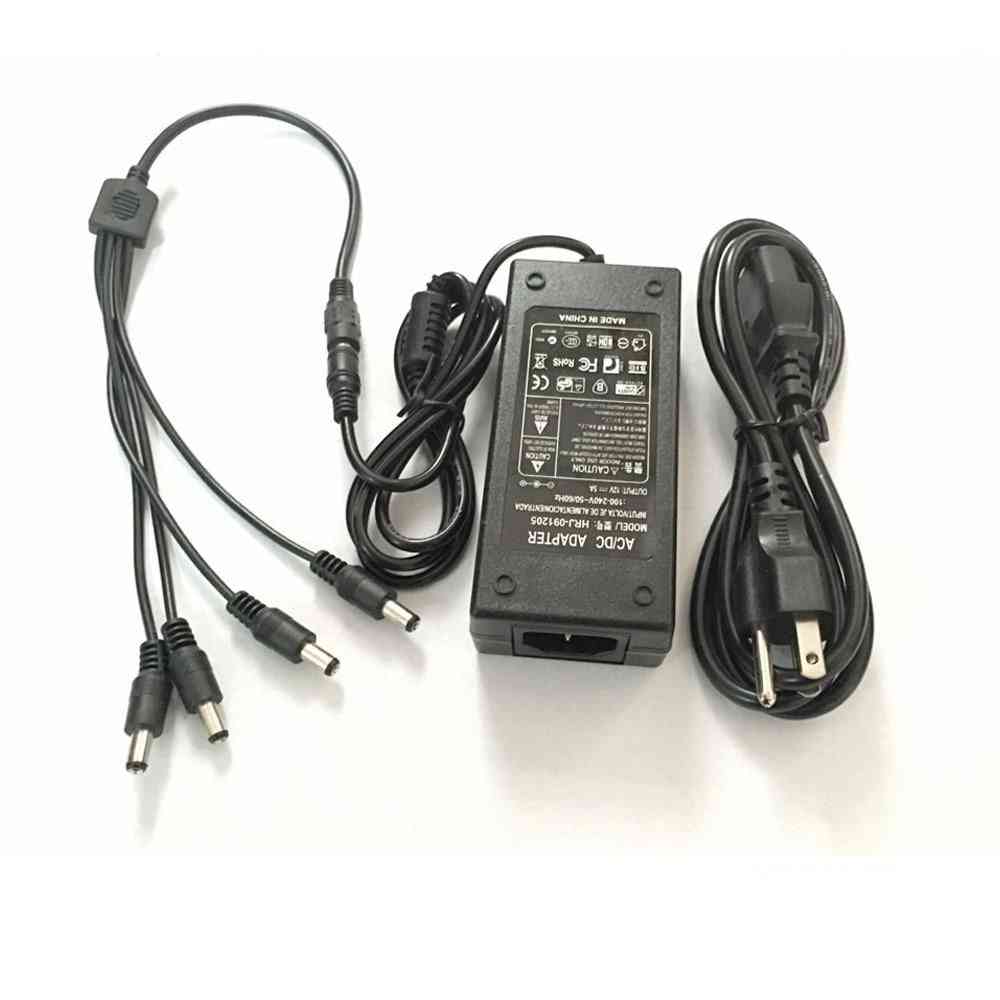 1 To 4 Port Cctv Camera, Ac Adapter Power Supply Box For Cctv Camera