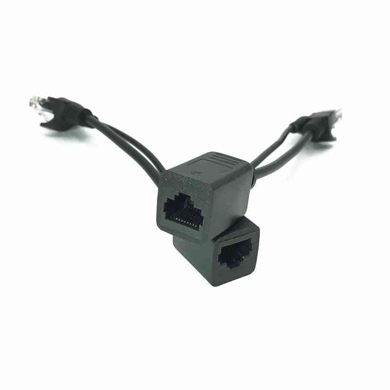 Poe Injector Adapter, Cable Splitter Kit- Passive Power, Ethernet Separator Combiner