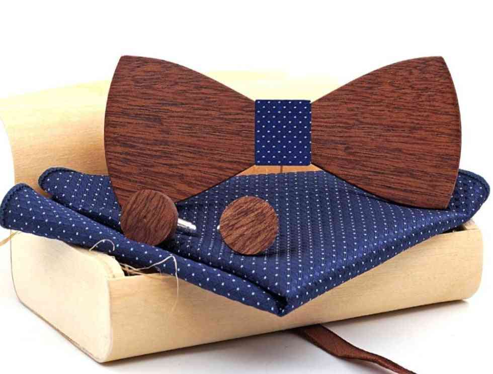 Pillangó cravat, party fa csokornyakkendő
