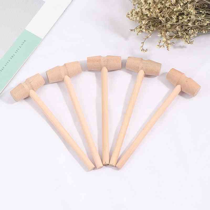 Wooden Hammer, Mallet Carving Leather Craft Jewelry Making-hammer Tool