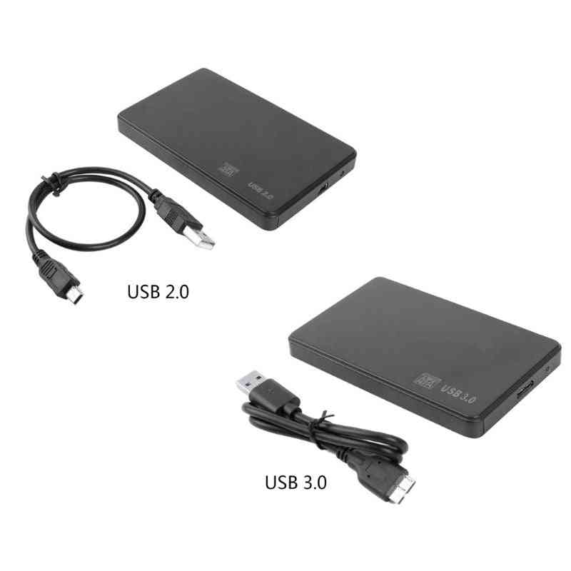 מארז HDD SSD, מתאם מארז קופסת כונן קשיח מסוג SATA ל- USB