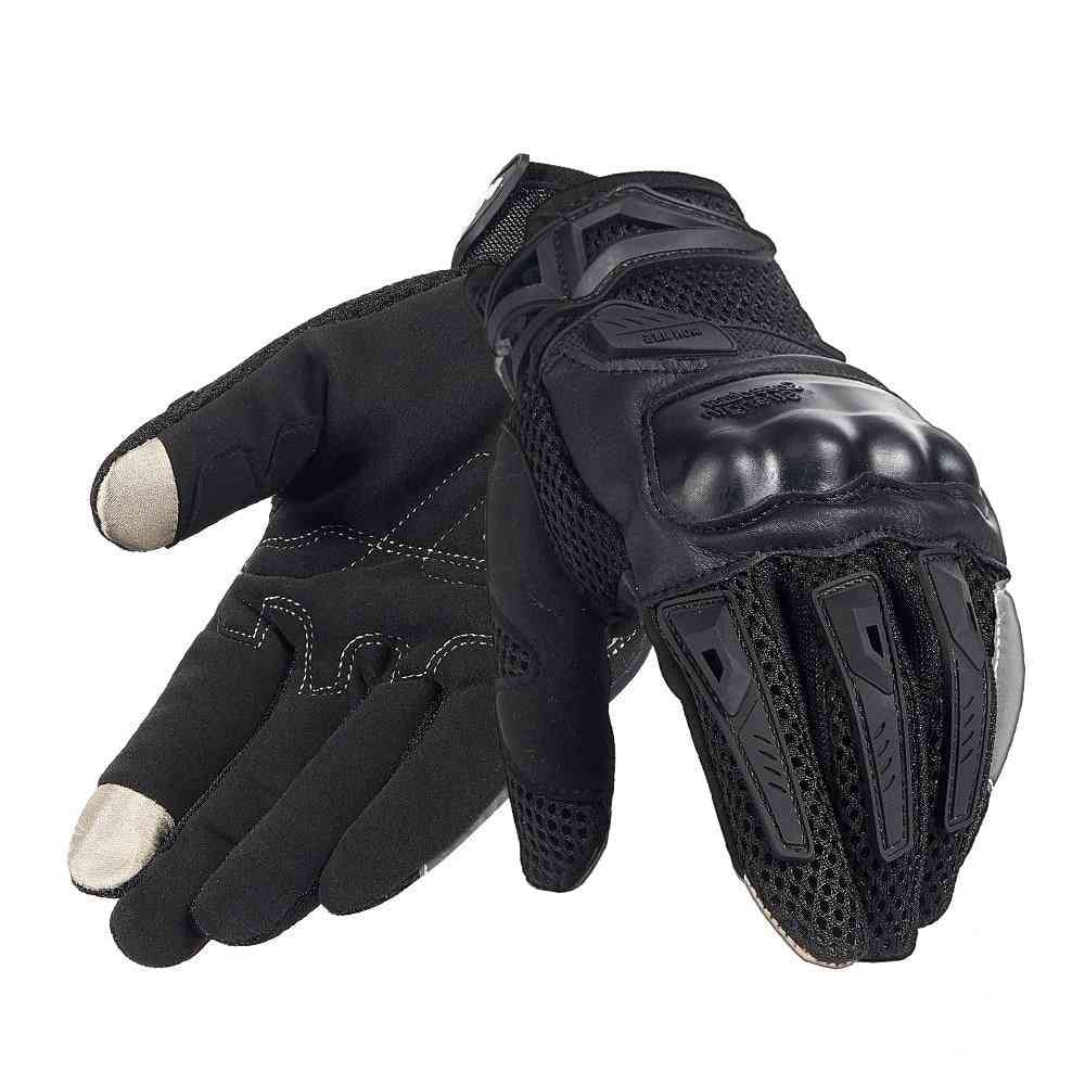 Men Touch Screen Breathable Summer Motorcycle Gloves Men