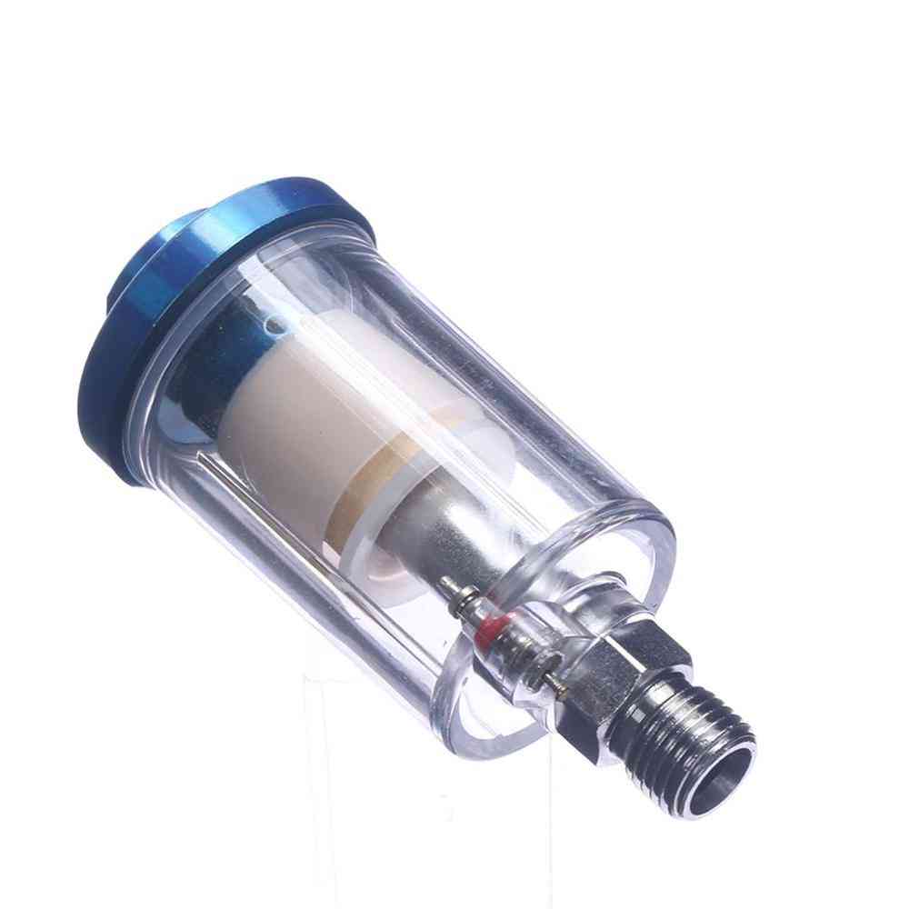 1/4'' Water Oil Separator Air Filter Moisture Trap For Compressor Spray Paint