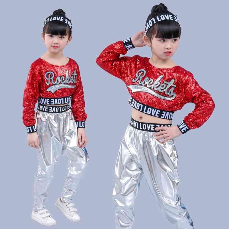 Girls Modern Dancing Costumes Clothing Suits, Hip Hop Dance Wear Outfits