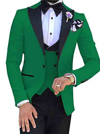 Slim Groom 3 Piece Wedding Suit For Men