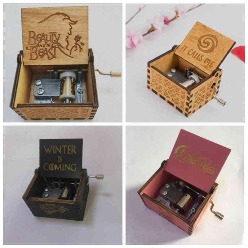 Music Box, Castle In The Sky Hand Crank Musical Boxes Action Toy