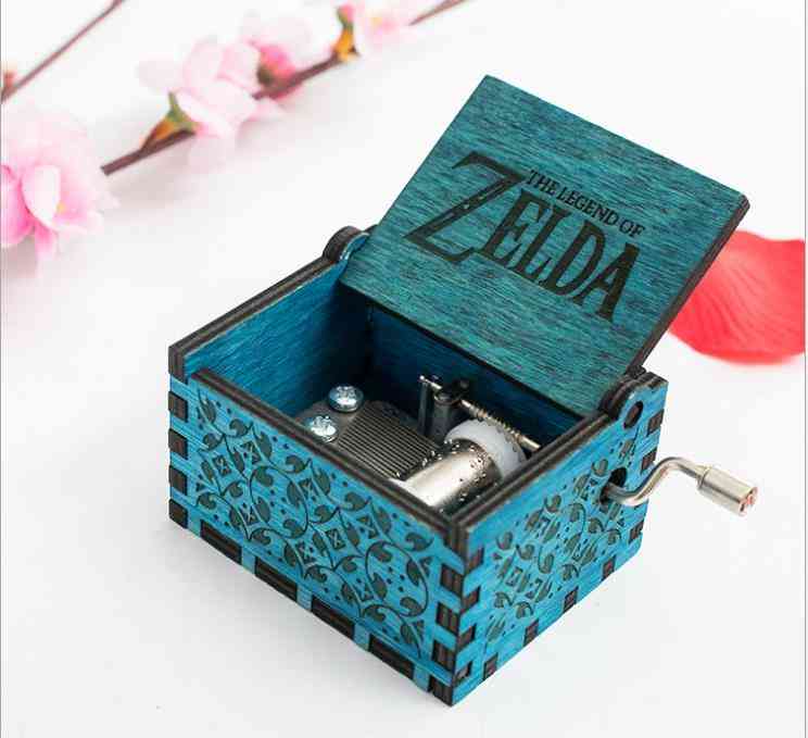 Music Box, Castle In The Sky Hand Crank Musical Boxes Action Toy