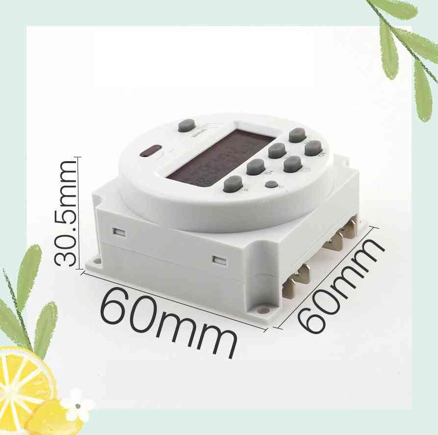 Lcd Timer Switch, Time Relay Street Lamp, Billboard Power Supply Without Waterproof Box