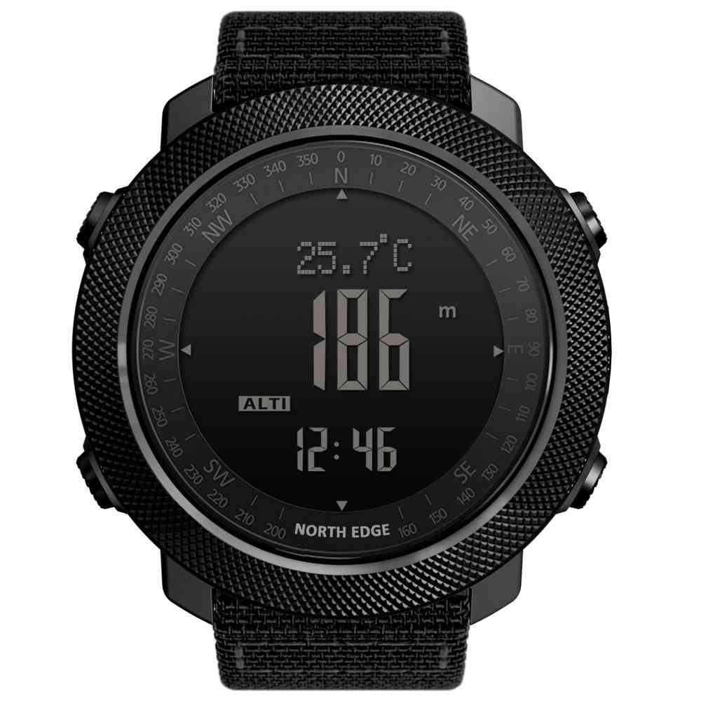 Digitální hodiny, běžecké plavání, výškoměr a barometr s kompasem