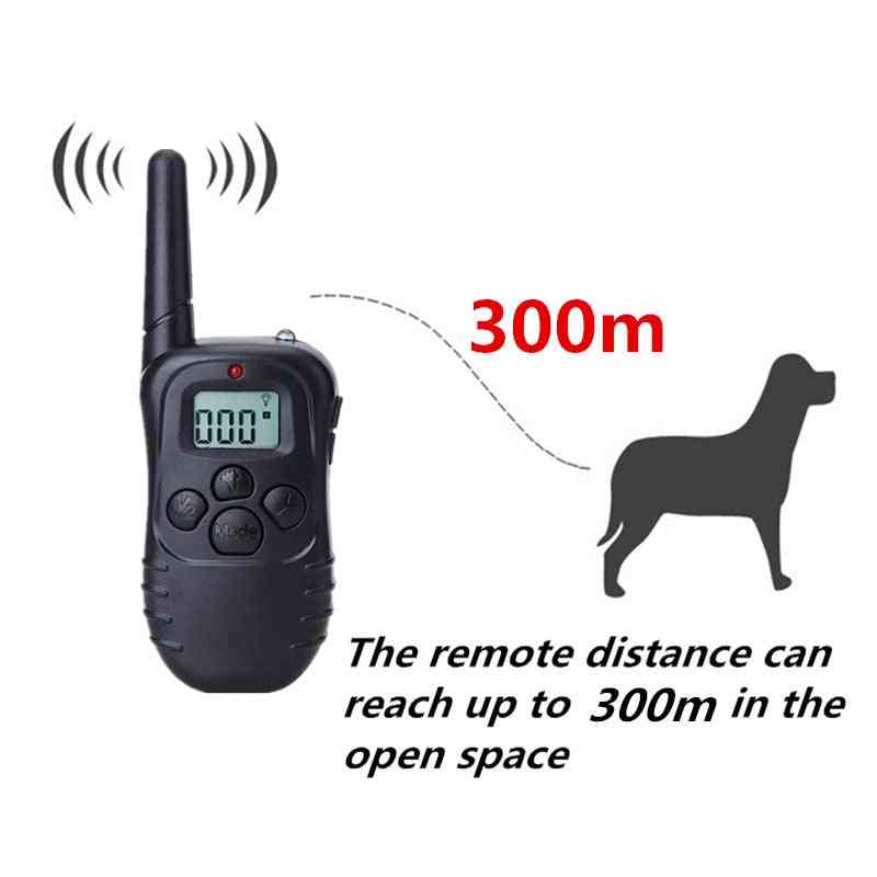 Electric Dog Training Collar, Remote Control With Lcd Shock, Vibration Sound
