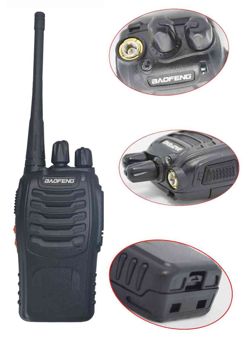 Bf-888s walkie-talkie, bidireccional, transceptor de radio