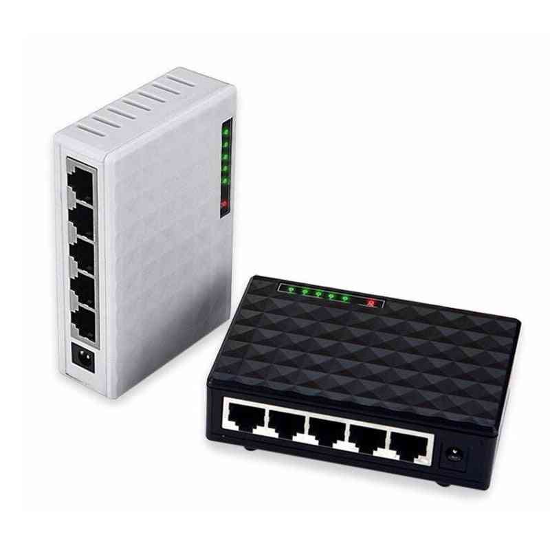 Mini 5-port Desktop 1000 Mbps Network Switch Gigabit Fast Rj45 Ethernet Switcher