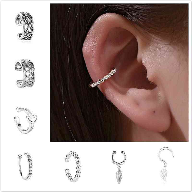 Body Jewelry Cuff Clip Nose Ring & Clip Wrap Earring