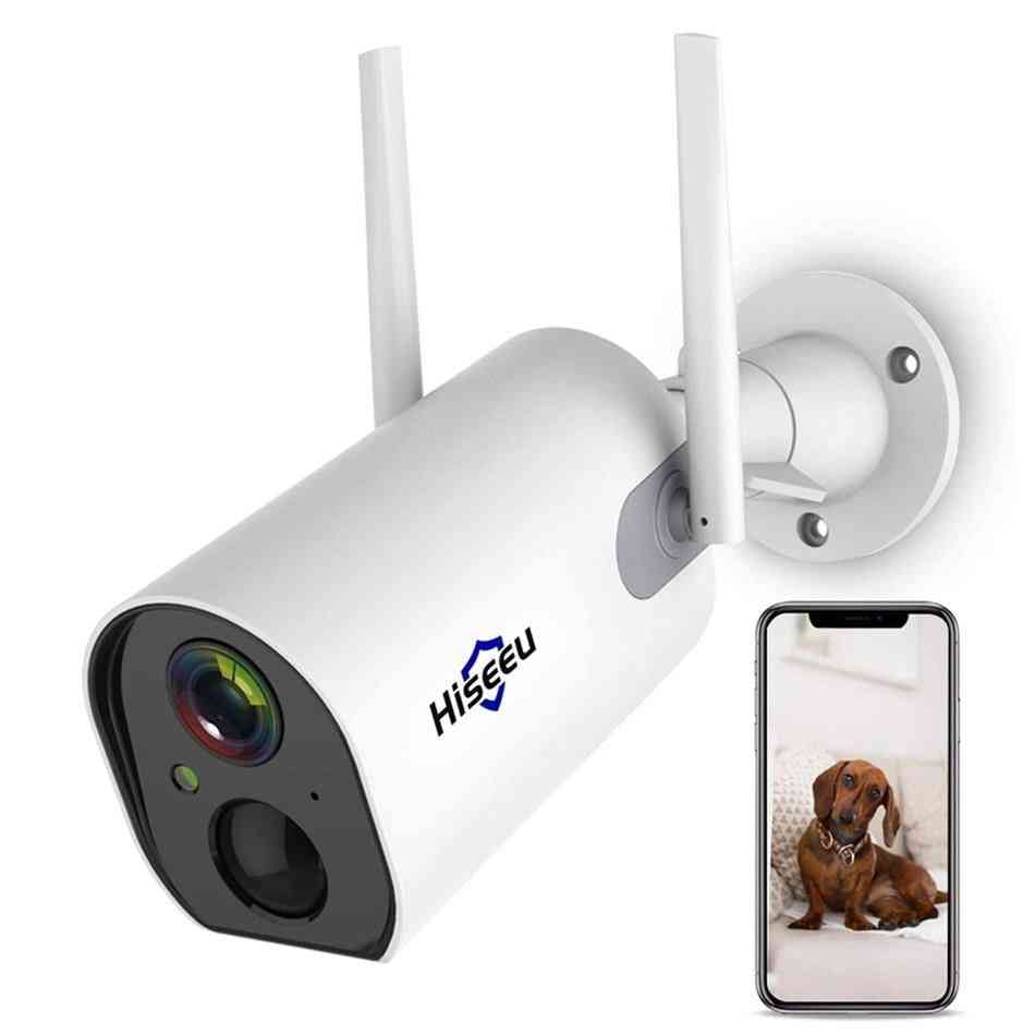 Wireless Outdoor, Security Ip, Battery Powered, Rechargeable Camera