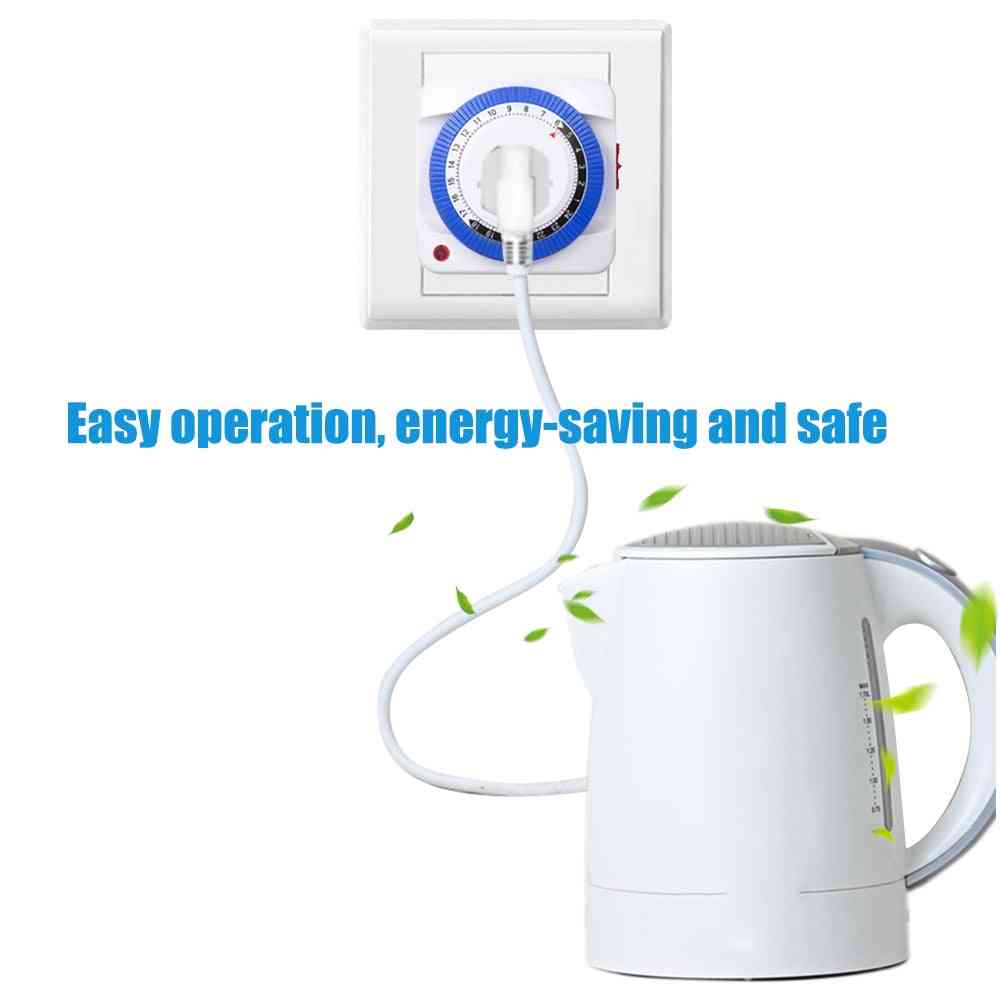 Switch Socket Automatically Turn On Off Electrical Appliances Mechanical Plug-in Timing